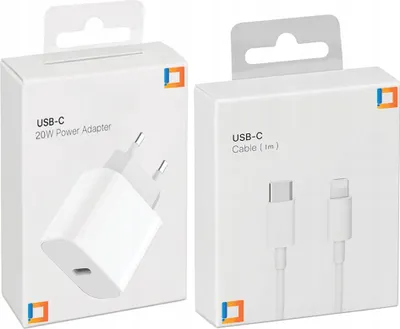 Produktbild von Schnellladegerät Cube Usb-C 20W Usb Typ C + Kabel zu Lightning Iphone 1M