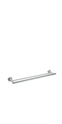 Obrázok produktu pre Dvojitý držiak na uteráky 41712000 644 mm, montáž na stenu chróm chróm