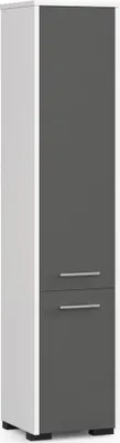 Produktbild von Badezimmerschrank MERALYA - weiß/grau