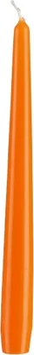 Produktbild von konische Kerzen, Spitzkerzen Orange 29,5 x 2,3 cm, 12 Stück (14295.31.012.0023)