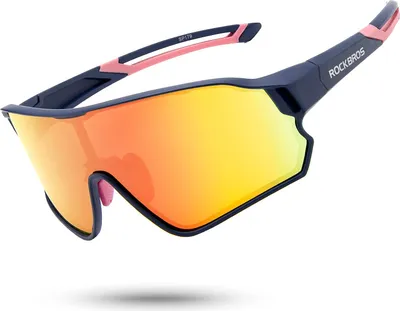Produktbild von ROCKBROS Polarisierte Sportsbrille Radsportbrille HD Bunte mit UV-Schutz