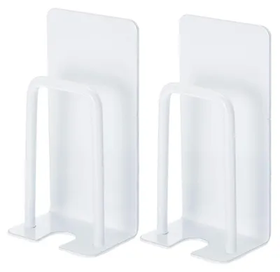 Productafbeelding van Tandborstelhouders, roestvrij staal, zelfklevend, voor wandmontage, zonder boren, 2 stuks