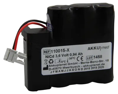Produktbild von NC Akku passend für Braun Perfusor Compact