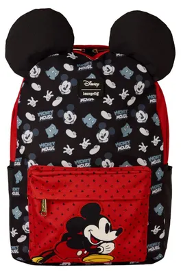 Image de Loungefly - Plecak Mickey Mouse 43cm z nylonu - Premium Worek Szkolny