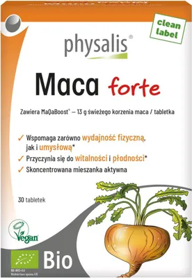 MACA FORTE BIO 30 TABLETEK - PHYSALIS