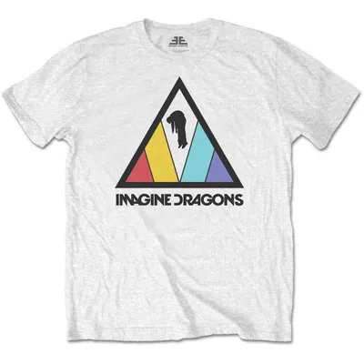 Produktbild von Imagine Dragons Kinder T-Shirt: Dreieckslogo, 5 - 6 Jahre, Weiß