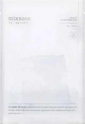 Image de Mixsoon Centella Mask Pack (paquet de 5 masques en feuille de 25g chacun)