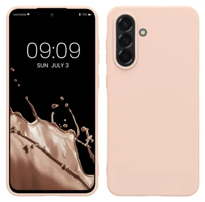 Produktbild von kwmobile Handyhülle für Samsung Galaxy A56 5G Hülle - TPU Case - Kabelloses Laden - Schutzhülle Cover in Coconut Swirl