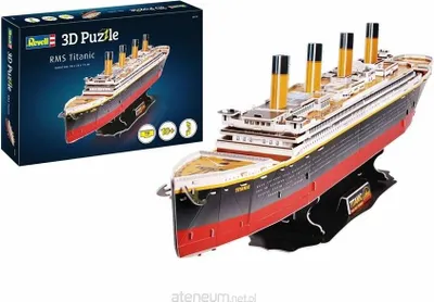 Zdjęcie produktu dla Revell 170 RMS Titanic 3D-Puzzle, Puzzle 3D, Chiny, 200 mm, 100 mm, 50 mm, 200 g
