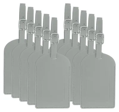 Zdjęcie produktu dla Omgoods - Zestaw 30 skórzanych identyfikatorów bagażowych do bagażu podróżnego
