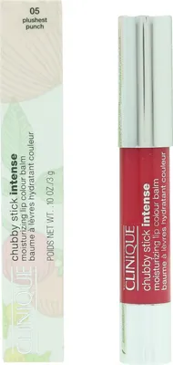 Obrázek produktu pro Clinique Chubby Stick Intense, Růžová, Plushest Punch, 1 barva/barev, Hydratující, Ženy, Ricinus Communis (Castor) Seed Oil, Caprylic/Capric Triglyceride, Vegetable Oil\Olus\Huile...
