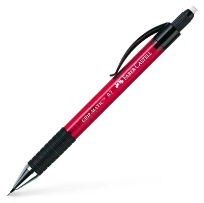 Produktbild von Faber-Castell 137721 Druckbleistift GRIP MATIC 0,7 mm HB rot(S-P)