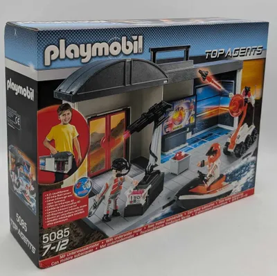 Produktbild von PLAYMOBIL, Transportables Hauptquartier Top Agents mit Mini-Figuren und Zubehör, Bunt