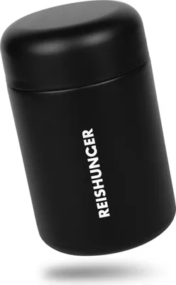 Produktbild von Reishunger Thermobehälter – 600 ml Fassungsvermögen – Thermobehälter mit integriertem Löffel – Hält bis zu 6 Stunden warm oder kalt – Auslaufsicher
