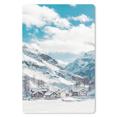 Produktbild von MuchoWow® Mauspad Mousepad Alpen - Schnee - Berge 40x60 cm - Mousepads - Maus Mat - Pad - Mausunterlage - Schreibtisch Accesoire