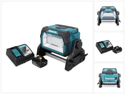 Obrázek produktu pro Makita DML 809 RG1 Akumulátorový LED stavební reflektor 18 V 10000 lm + 1x akumulátor 6,0 Ah + nabíječka