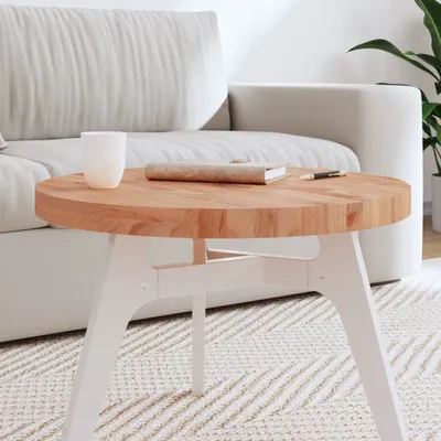 Produktbild von Tischplatte Ø60x4 cm Rund Massivholz Buche
