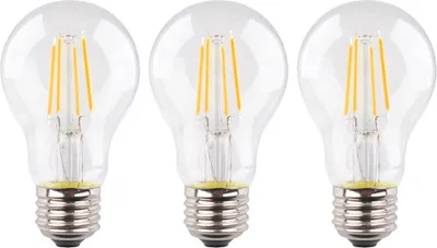 Image de Müller-Licht 3 pièces Müller filament led ampoule E27 4.9W 470lm 2700K clair non dimmable A60