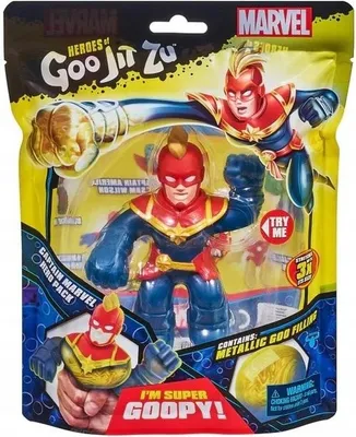 Zdjęcie produktu dla Goo Jit Zu - Figurka Marvel - Kapitan Marvel