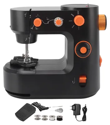 Image de Machine à coudre portable - Multifonctionnelle - 100 à 240 V - Pour débutants - Compacte