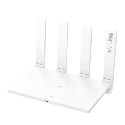Produktbild von Huawei WS7100-20, Wi-Fi 6 (802.11ax), Dual-Band (2,4 GHz/5 GHz), Ethernet/LAN, Weiß, Tabletop-Router