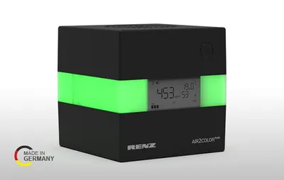 Produktbild von Luftqualitätsmesser mit CO2-Ampel AIR2COLOR PLUS