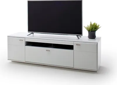 Produktbild von Amora Lowboard mit 2 Türen und Schubkasten und 2 offene Fächer