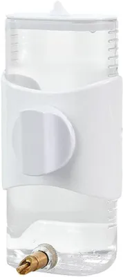 Obrázek produktu pro Automatická napáječka pro ptačí klec – velká kapacita, snadné čištění, bílá, 16 × 7,5 × 7,5 cm, pro domácí použití