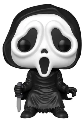Obrázok produktu pre Scream POP! Filmy Vinylová figúrka Ghost Face (sediaca) 9 cm