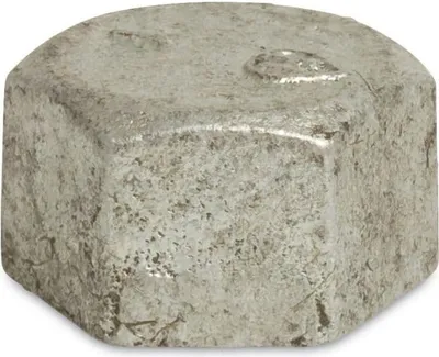 Produktbild von Gewindefitting Temperguss Kappe Hexagon 1 1/4" IG