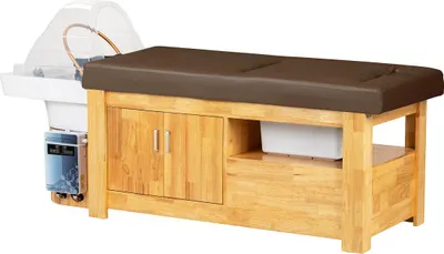 Produktbild von Friseursalon mit Liege Head Spa Gabbiano Bali braun