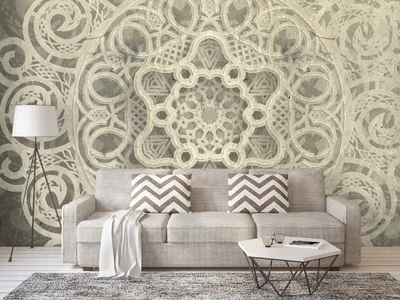 Produktbild von Vlies Fototapete 400x280 cm Tapeten Wandtapete XXL Mandala Orient Astrakt 3D f-A-0582-a-a