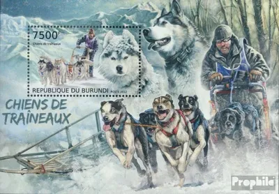 Produktbild von Briefmarken Burundi 2012 Mi Block301 (kompl.Ausg.) postfrisch Schlittenhunde