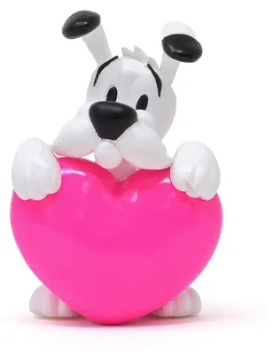 Produktbild von Asterix PVC Figur Idefix Pink Heart 4,5 cm