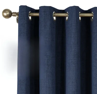Obrázok produktu pre Zatemňujúca záclona s tepelnou izoláciou - 2 kusy - h175 x š140 cm - zvuková izolácia - nepriehľadná