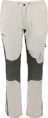 Produktbild von Atmungsaktive weiße Damenhose für Wanderungen mit praktischen Taschen und elastischem Bund