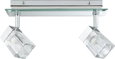 Obrázek produktu pro WallCeiling Trabani IP44 2x20W G9 chrom/čirý 230 V kov/sklo