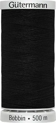Produktbild von Gütermann Bobbin Untergarn, 500 m 1005 Schwarz