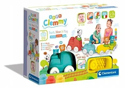 Zdjęcie produktu dla Clementoni Clemmy-Soft, Miękki pociąg dla niemowląt, 6 miesięcy+