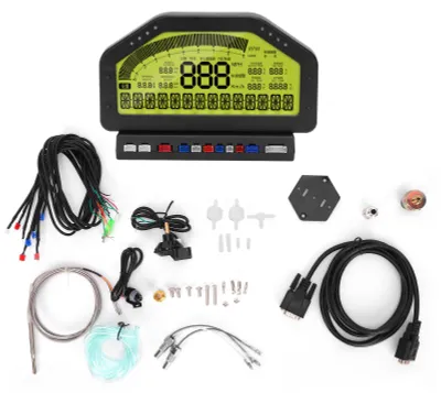 Image de Écran multifonction Dash Racing universel pour tous les véhicules 12 V : voitures et motos