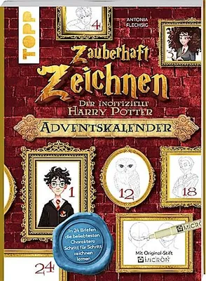 Immagine prodotto di Zauberhaft Zeichnen. Der inoffizielle Harry Potter Adventskalender