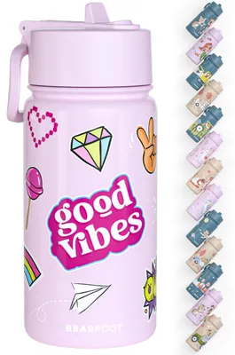 Zdjęcie produktu dla Butelka do picia ze stali nierdzewnej, 400 ml, dla dzieci