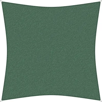 Produktbild von sunprotect 83265 Professional Sonnensegel, 3,6 x 3,6 m, Quadrat, wind- & wasserdurchlässig, grün