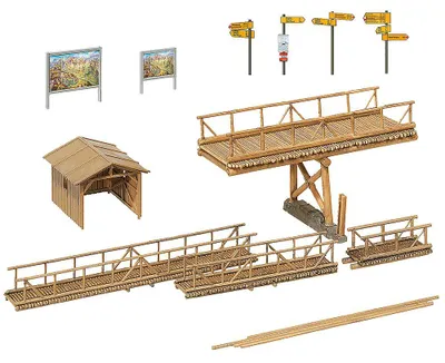 Produktbild von Faller H0 180548 Wanderrouten Zubehör Set 1:87