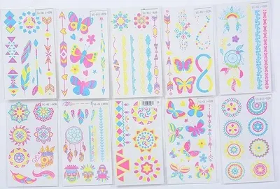 Obrázek produktu pro Fluo tetování 17x10cm