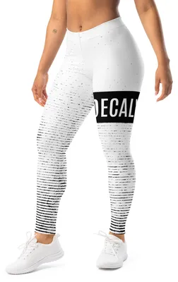 Produktbild von DECALVIBES Damen Leggings Basic Urban Side Dirty Fabric - XS