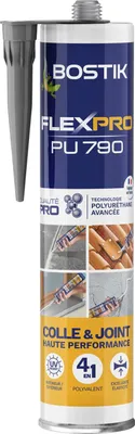 Image de Flexpro Pu790 Anthracite mastic polyuréthane multi-usages polyvalent haut de gamme - BOSTIK - 30627502