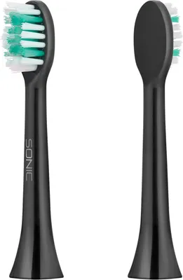 Obrázok produktu pre Náhradné hlavice na zubnú kefku SONIC Black medium (2ks)