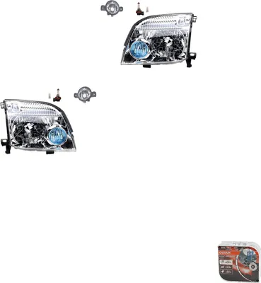 Produktbild von Scheinwerfer Osram Night Breaker Laser passend für Nissan X-Trail T30 07/01-12/07 8200002469 2615589925 26155AU325 B4A558990A 2615500Q00 261558 Johns