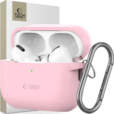 Obrázek produktu pro Tech-Protect Silikonový Háček Apple Airpods Pro 1/2 Dusty Růžová